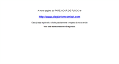 Desktop Screenshot of farejadordeplagio.com.br